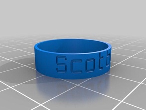 scotty ring Ringe kundengebundene 3d print model - Mito3D