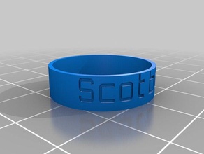 scotty anel anéis personalizado 3d print model - Mito3D