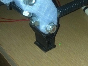 reprap vertex feet 3d printer parts foot ohm 3d print model - Mito3D