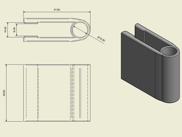 les notes de terrain livret stylo clip remix livre le champ remarque stylet 3D print model - Mito3D