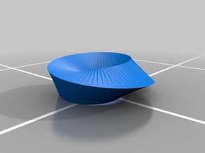 umbilical torus math art mobius openscad 3d print model - Mito3D