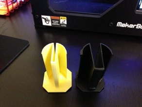 narrow spool holder replicator 2 3d printer accessories accessory pla mod 3d print model - Mito3D