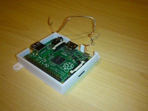 framboesa de um caso+ montagem eletrônica raspberry pi caso 3d print model - Mito3D