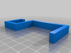 meine angepasste einfache Regal Haken Haushalt kundengebundene 3d print model - Mito3D