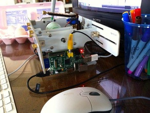raspberry pi powered eggbot diy linux 3d print model - Mito3D