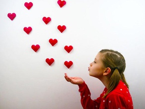 grande sfaccettato cuore art il ciliegio acido faberdashery baci amore red di san valentino 3d print model - Mito3D