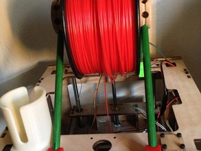 tinkertoy soporte de bobina 3d la impresora accesorios filamento 3d print model - Mito3D