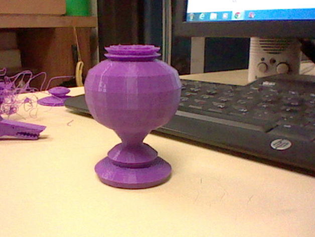 unico vaso i contenitori fresco dreamwave disegni primo tentativo il 3D print model - Mito3D