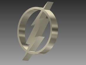 flash-logo les signes et logos 3d print model - Mito3D