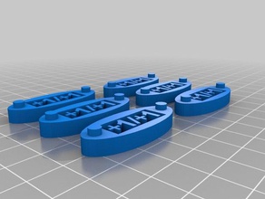 mtg +1 +1-stacking-Zähler Spielzeug & game Zubehör Zähler magic Magie sammeln 3d print model - Mito3D