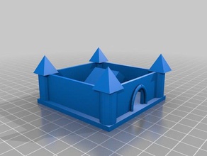 castelo A impressão 3d 3d print model - Mito3D