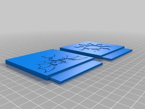 benutzerdefinierte dekoriert starkes mtg deck box Spielzeug & game Zubehör Magie sammeln 3d print model - Mito3D