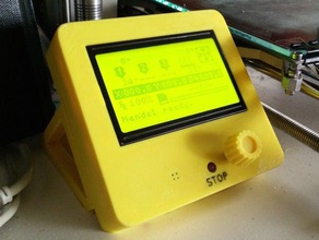 sainsmart 12864 smart controller case - built stand 3d printer accessories 3d print model - Mito3D