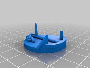 heroclix âncora brinquedo & acessórios para jogos hero clix 3d print model - Mito3D