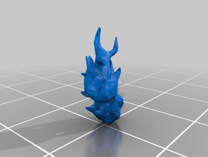 heroclix Flamme konstruieren Spielzeug & game Zubehör hero clix 3d print model - Mito3D