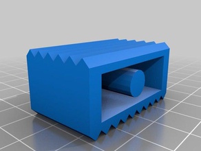 tijolo 1x2 grill brinquedos & games lego 3d print model - Mito3D