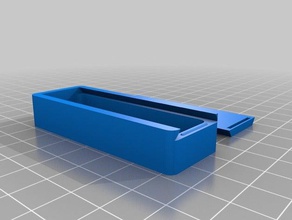 my customized box sliding top containers 3d print model - Mito3D
