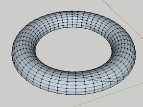 toro de la mitad -en el toroide ingeniería marco rodin bobina perfecta secuencia torus 3d print model - Mito3D