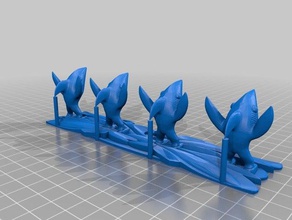 sinistra-squalo bracciale accessori braccialetto sinistra a di squalo shark superbowl 3d print model - Mito3D