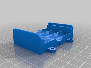 my customized battery box 3x aa cells electronics 3d print model - Mito3D