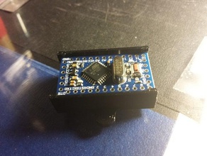 arduino pro mini clone holder electronics case project box 3d print model - Mito3D