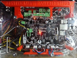 smoothieboard 3 4 5x de montagem rostock max Impressora 3d acessórios 3x 4x monte 3d print model - Mito3D