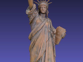 statue liberty bronze model scans & replicas 19th century bartholdi frederic auguste enlightening world sculpture thiebaut freres 3d print model - Mito3D