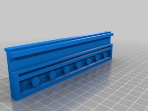 lego plate 2x8 door rails toys & games 3d print model - Mito3D