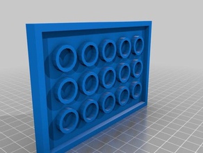 lego azulejo 4x6 ccon tacos juegos y juguetes de 3d print model - Mito3D