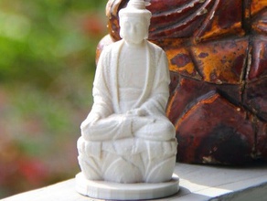 buddha-statue Skulpturen 3d print model - Mito3D