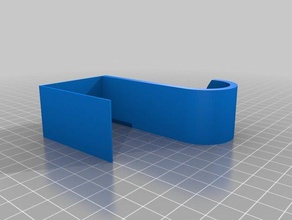 colgador para la puerta de fina organización personalizado 3d print model - Mito3D