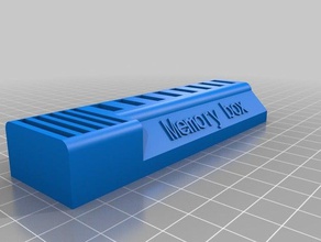 memory box usb stick sd card holder computer customized 3d print model - Mito3D