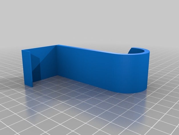 colgador puerta para 35mm organizzazione su misura 3D print model - Mito3D