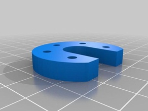 e3d v6 hotend completo de montaje ranura kossel mini impresora 3d Impresora las piezas kosselmini 3d print model - Mito3D