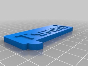 tymeo llamada placa monedas & insignias personalizado 3d print model - Mito3D