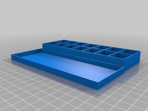 kurt scatola della pillola di organizzatore i contenitori su misura 3d print model - Mito3D