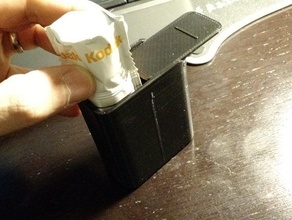 120 roll film case - two rolls updated version camera darkroom holga 3d print model - Mito3D
