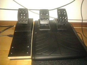 embreagem pedal controlador de jogo diy microcontrolador pedais videogames 3d print model - Mito3D