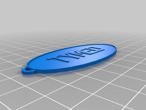 tymeo key chain keychains customized 3d print model - Mito3D