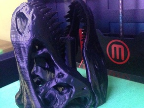 t-rex de la ducha 3d print model - Mito3D