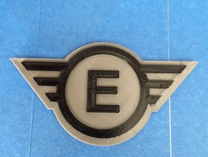fallout early enclave emblem signs & logos 3d print model - Mito3D