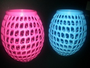egg vase bowl holder basket thing organization 3d art container holes kitchen math storage useful 3d print model - Mito3D