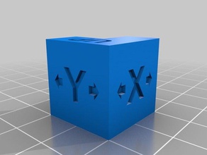 calibration cube 3d printing tests 3d print model - Mito3D