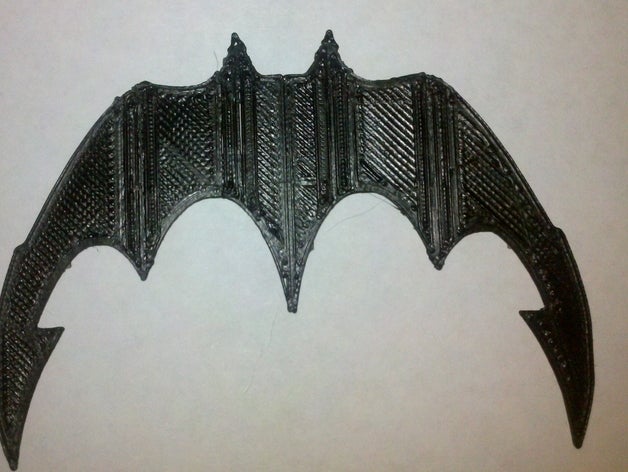 Batman (1989 batarang oggetti di scena 3d abs cosplay l'esperimento modello giocattolo 3D print model - Mito3D