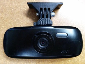 überarbeitet einfach montieren g1w dashcam Kamera dash cam 3d print model - Mito3D