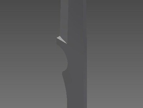 coltello da lancio risolto il 3d print model - Mito3D