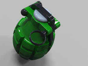 hand grenade v2 toy & game accessories 3d print model - Mito3D