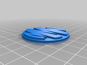 mi monograma personalizado colgante de varios bucles la joyería 3d print model - Mito3D