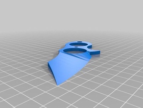 neck knife - trinity hand tools carrying edc printed one piece sketchup small tool 3d print model - Mito3D