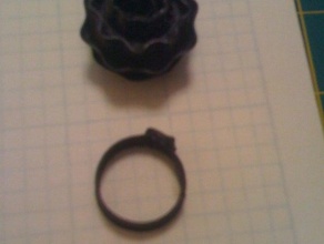 ring base rings jewelry openscad 3d print model - Mito3D